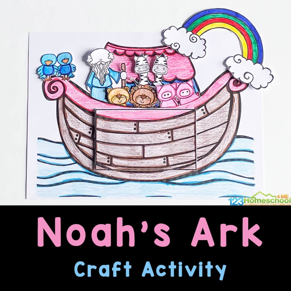 FREE Printable Noah S Ark Craft For Kids FREE Printable Noah S Ark Craft For Kids