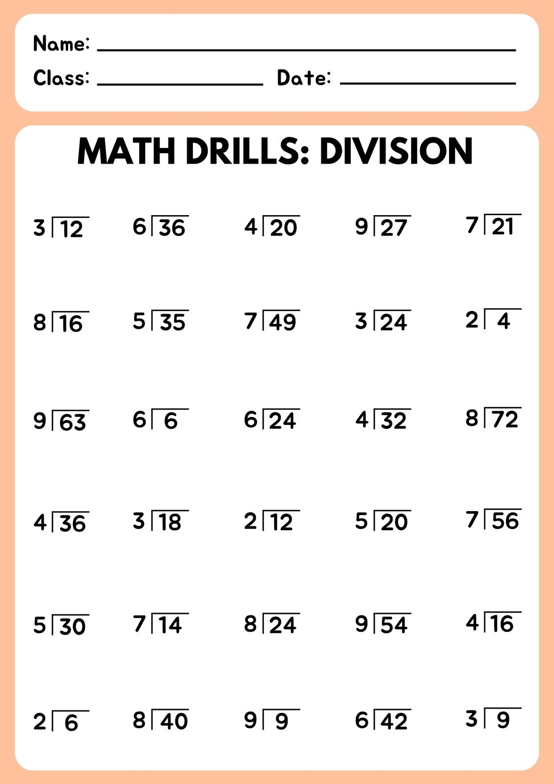 Math Division Games