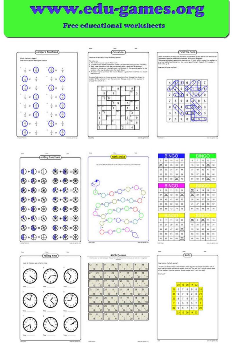 Fun Free Printable Math Games For Kids Edu Games Printable Math Games Worksheets By Storyboard That In 2025