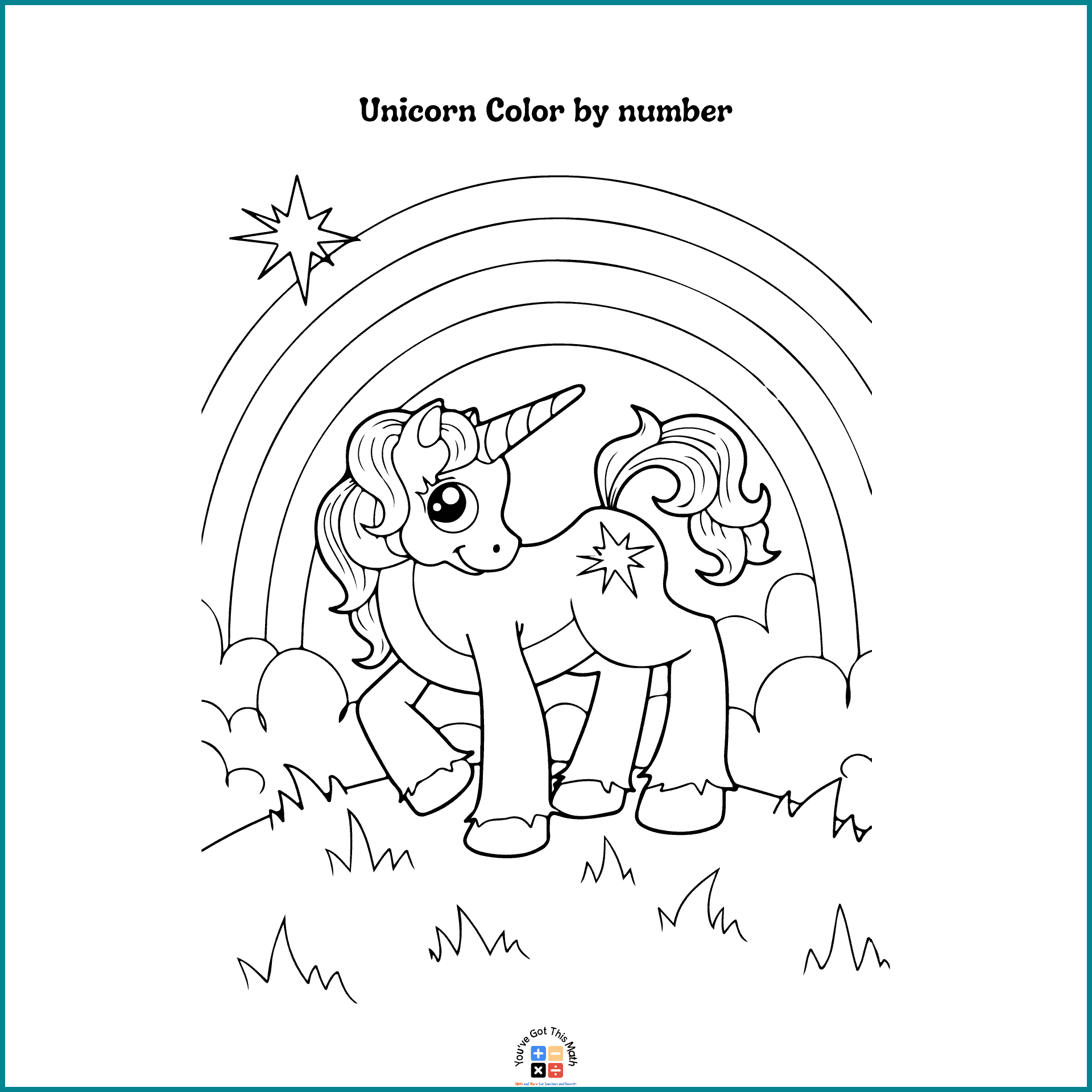 Grab Your Free Unicorn And Rainbow Coloring Pages 20 Pages