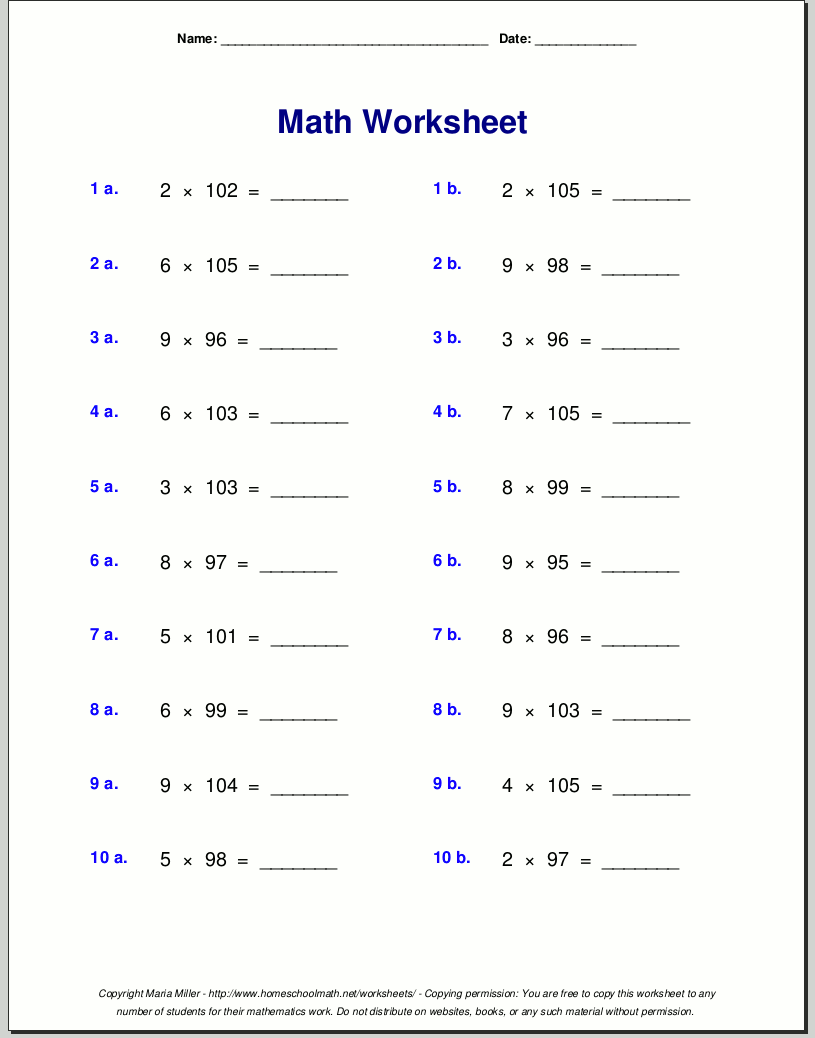 Grade 4 Multiplication Worksheets FREE PRINTABLE MULTIPLICATION WORKSHEETS WonkyWonderful