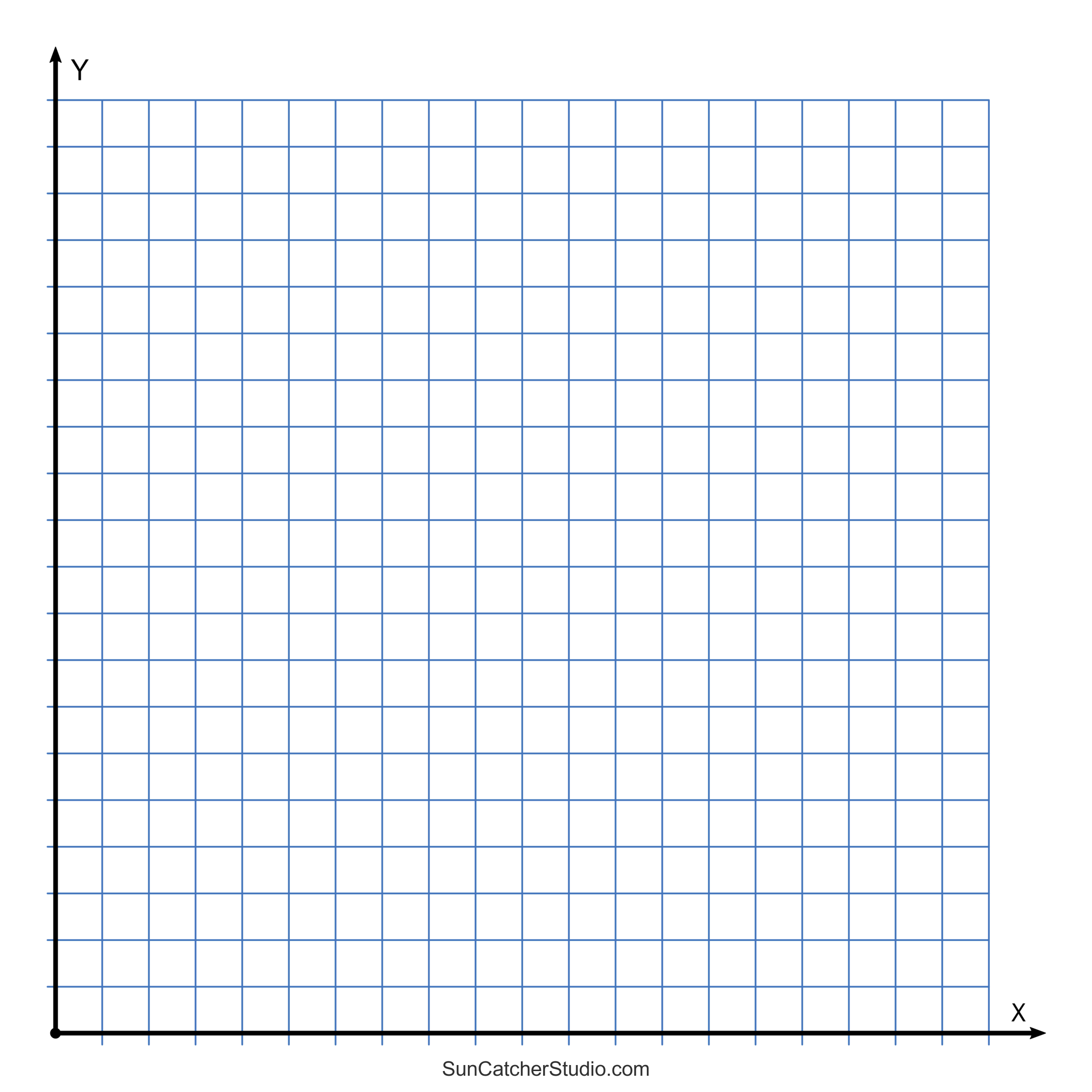 Grid Paper Printable 4 Quadrant Coordinate Graph Paper Templates Free Printables Lettering SVG Files Tools Apps