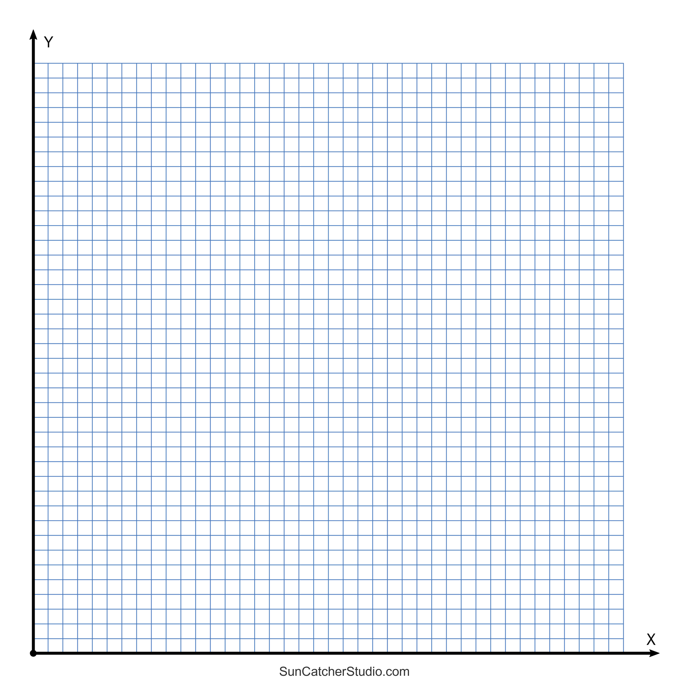 Grid Paper Printable 4 Quadrant Coordinate Graph Paper Templates Free Printables Lettering SVG Files Tools Apps