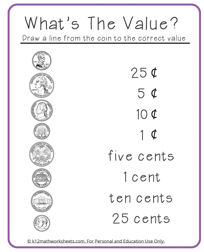 Identifying And Sorting Change Worksheets Coin Identification By Value Daily Math Practice Autism Adventures
