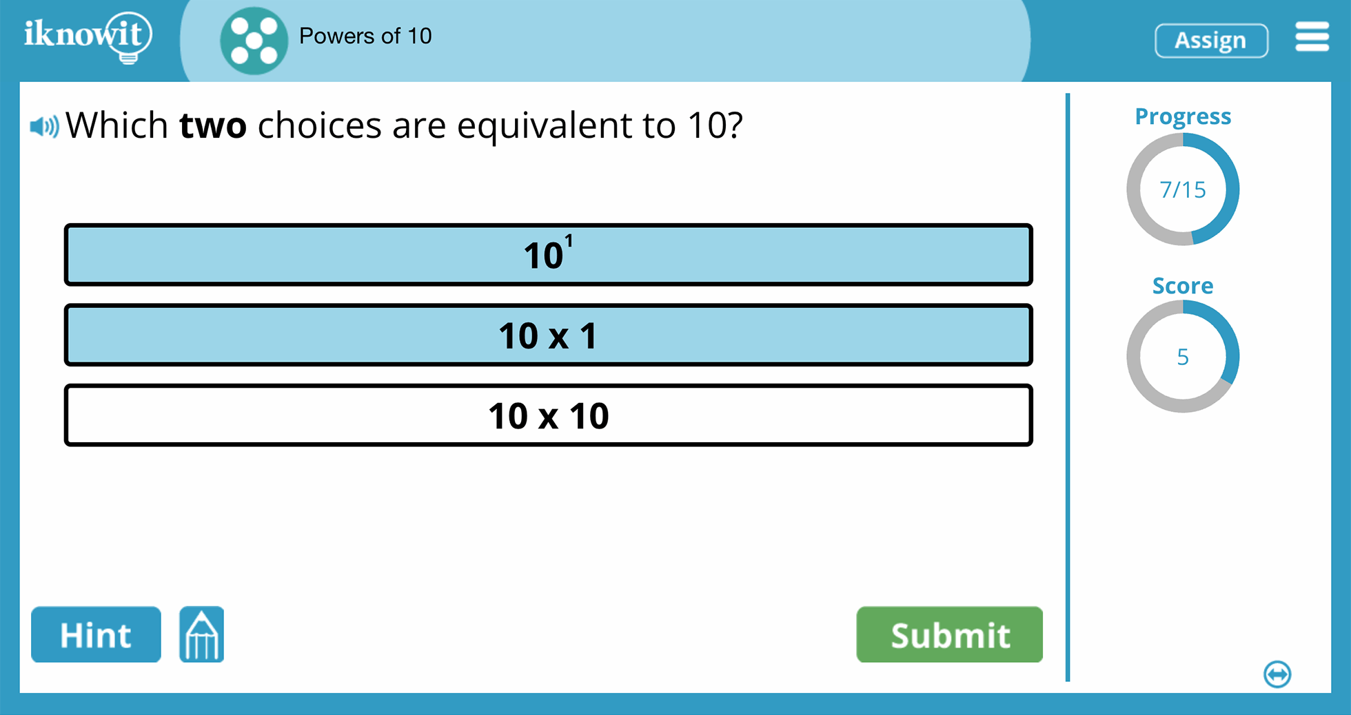 Interactive 5th Grade Math Lesson Powers Of 10