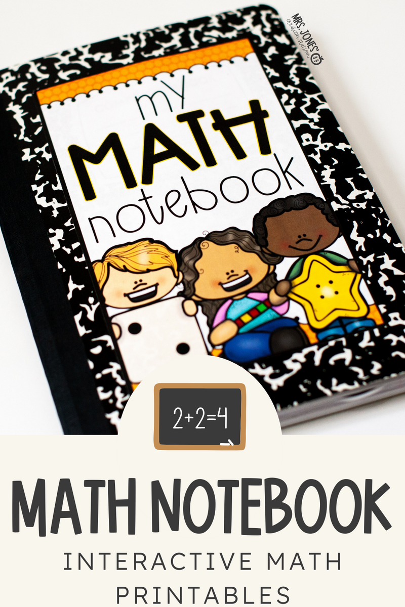 INTERACTIVE MATH NOTEBOOKS FOR KINDERGARTEN LEARNERS Mrs Jones Creation Station