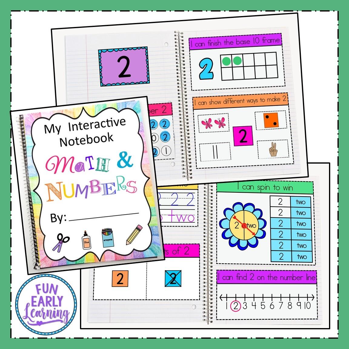 Interactive Notebook Numbers 1 20 Fun Early Learning