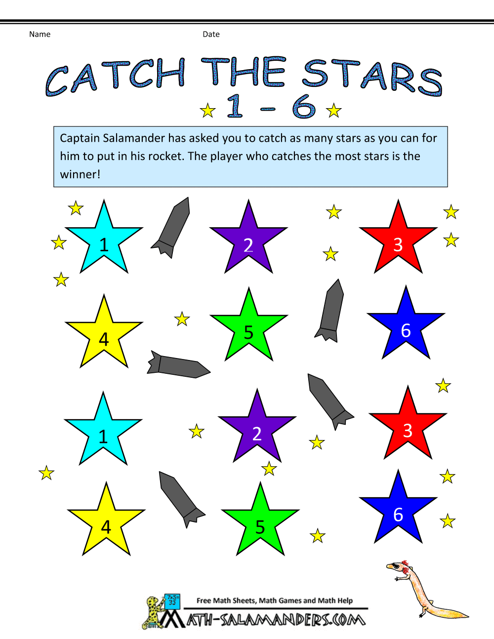 Kindergarten Counting Games Printable Kindergarten Math Worksheets PDF Free Download