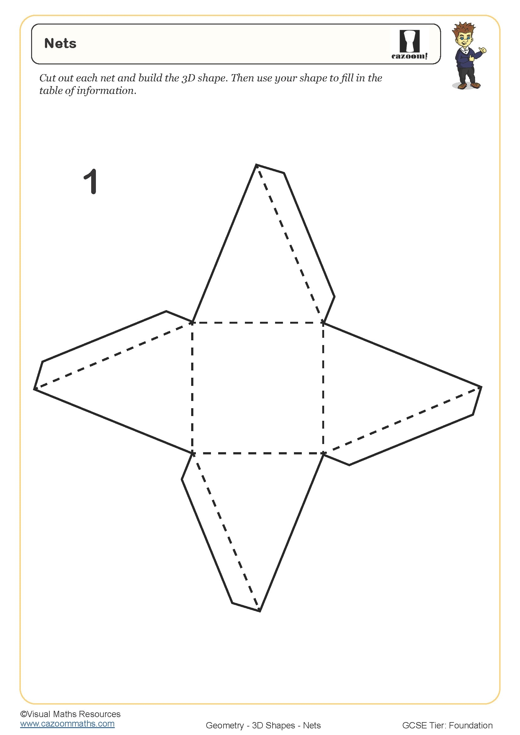KS3 And KS4 3D Shapes Worksheets Master 3D Geometry With Cazoom Maths KS3 And KS4 3D Shapes Worksheets Master 3D Geometry With Cazoom Maths