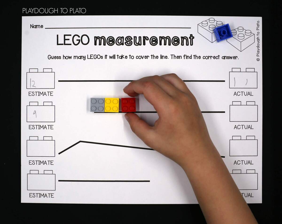 LEGO Measurement Playdough To Plato LEGO Measurement Playdough To Plato