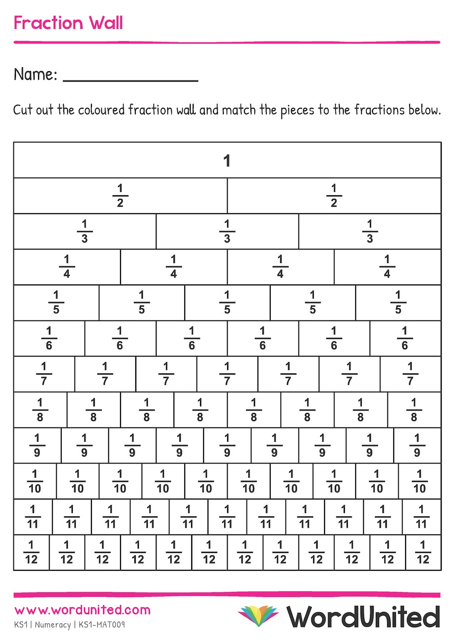 Let S Build A Fraction Wall WordUnited Let S Build A Fraction Wall WordUnited