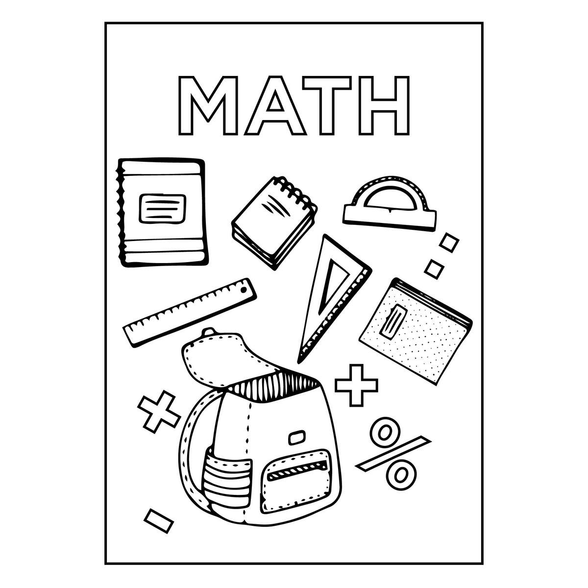 Math Binder Cover 10 Free PDF Printables Printablee Math Binder Cover 10 Free PDF Printables Printablee