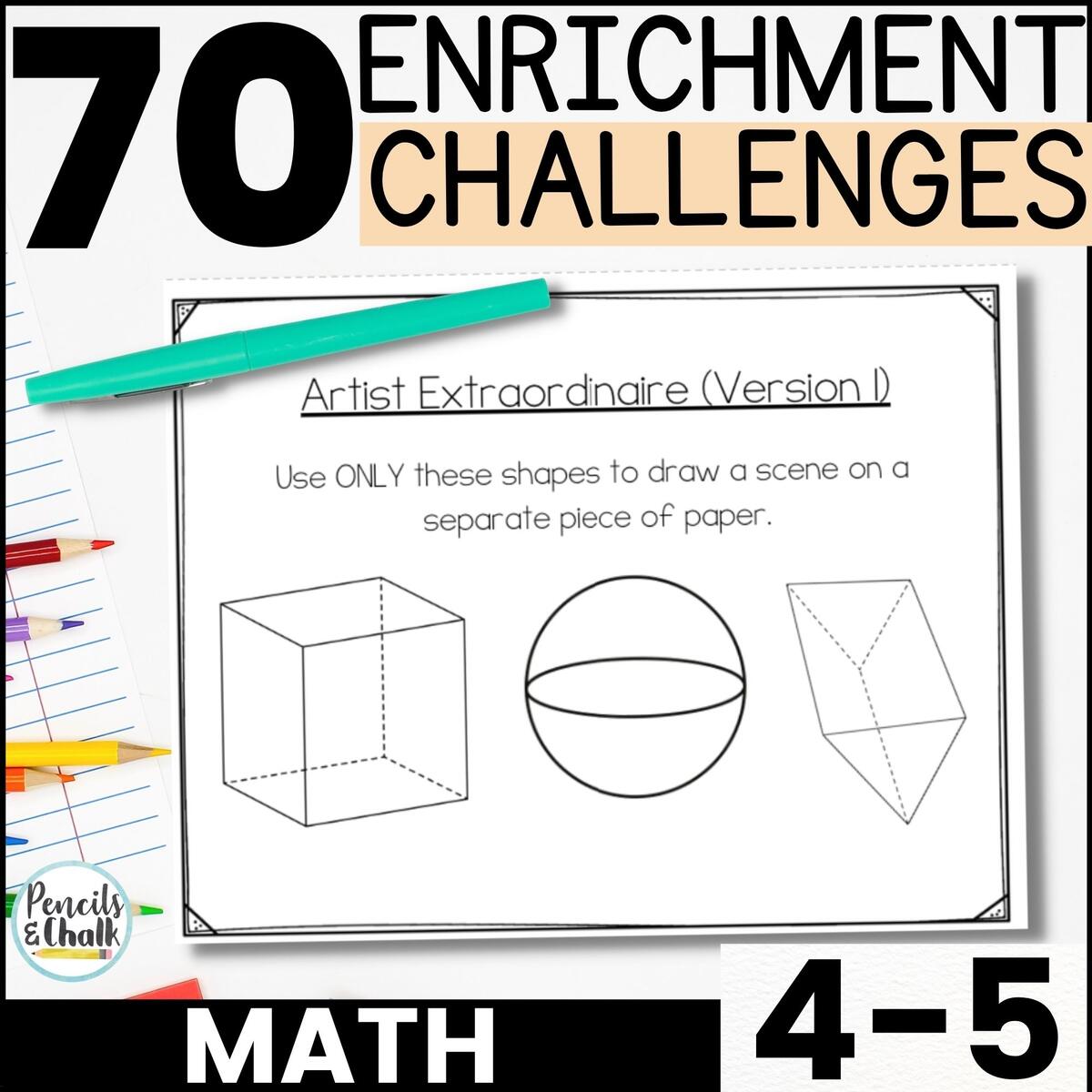 Math Enrichment Activities For Early Finishers Gifted Students Grades 2 3 Made By Teachers