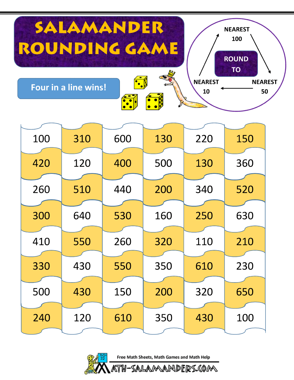 Math Games 4th Grade 100 Free Math Games For Grade 4 ONLINE Printable