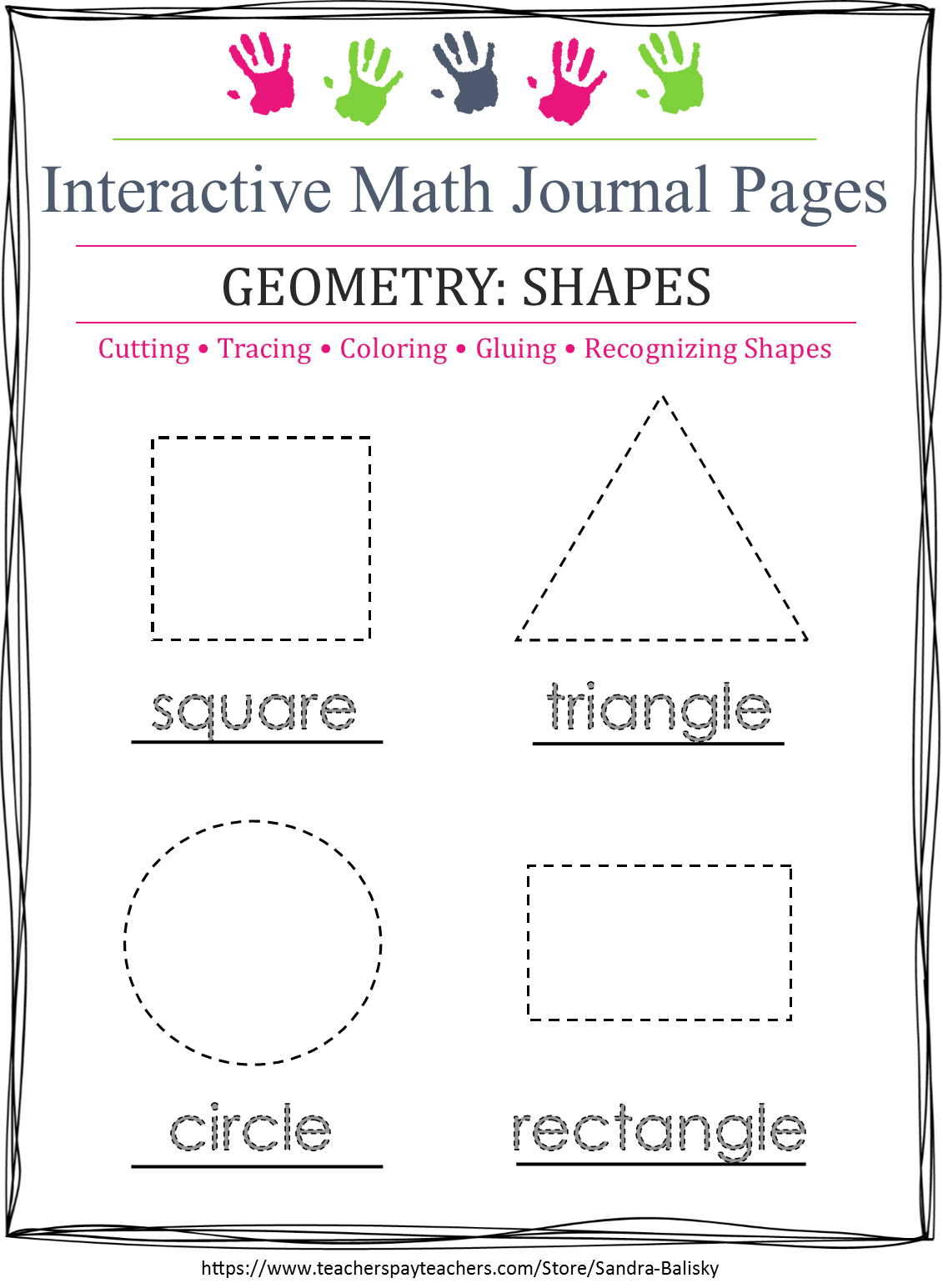 Math Monday Free Interactive Journal Page Download For Shapes Practice Pre K 1st Grade R E A L World Learners Math Monday Free Interactive Journal Page Download For Shapes Practice Pre K 1st Grade R E A L World Learners
