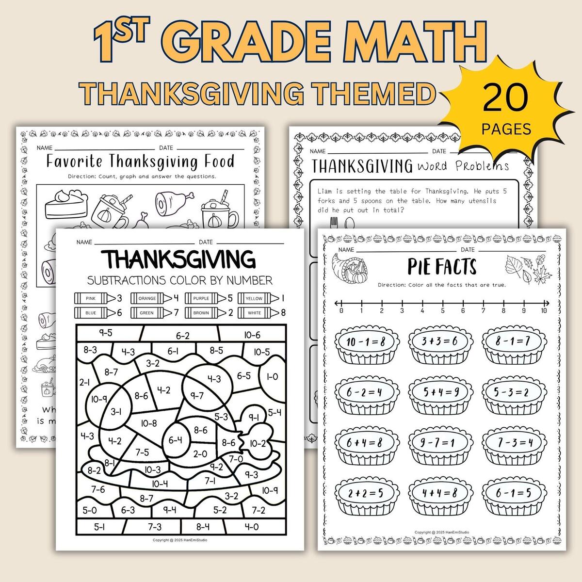 Math Printables Etsy Math Printables Etsy