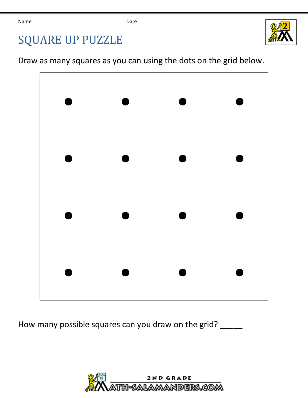Math Puzzles For Kids Shape Puzzles