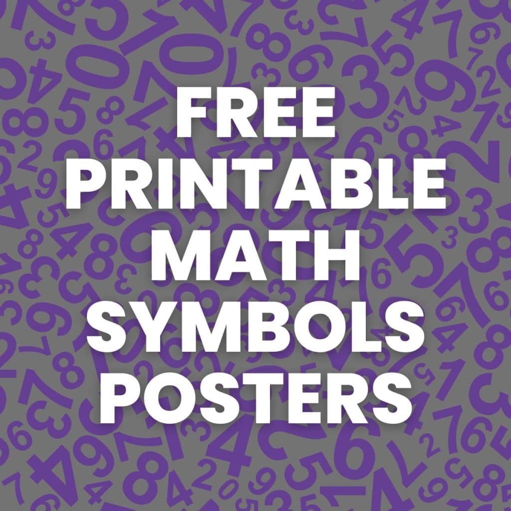 Math Resources Printables For Life