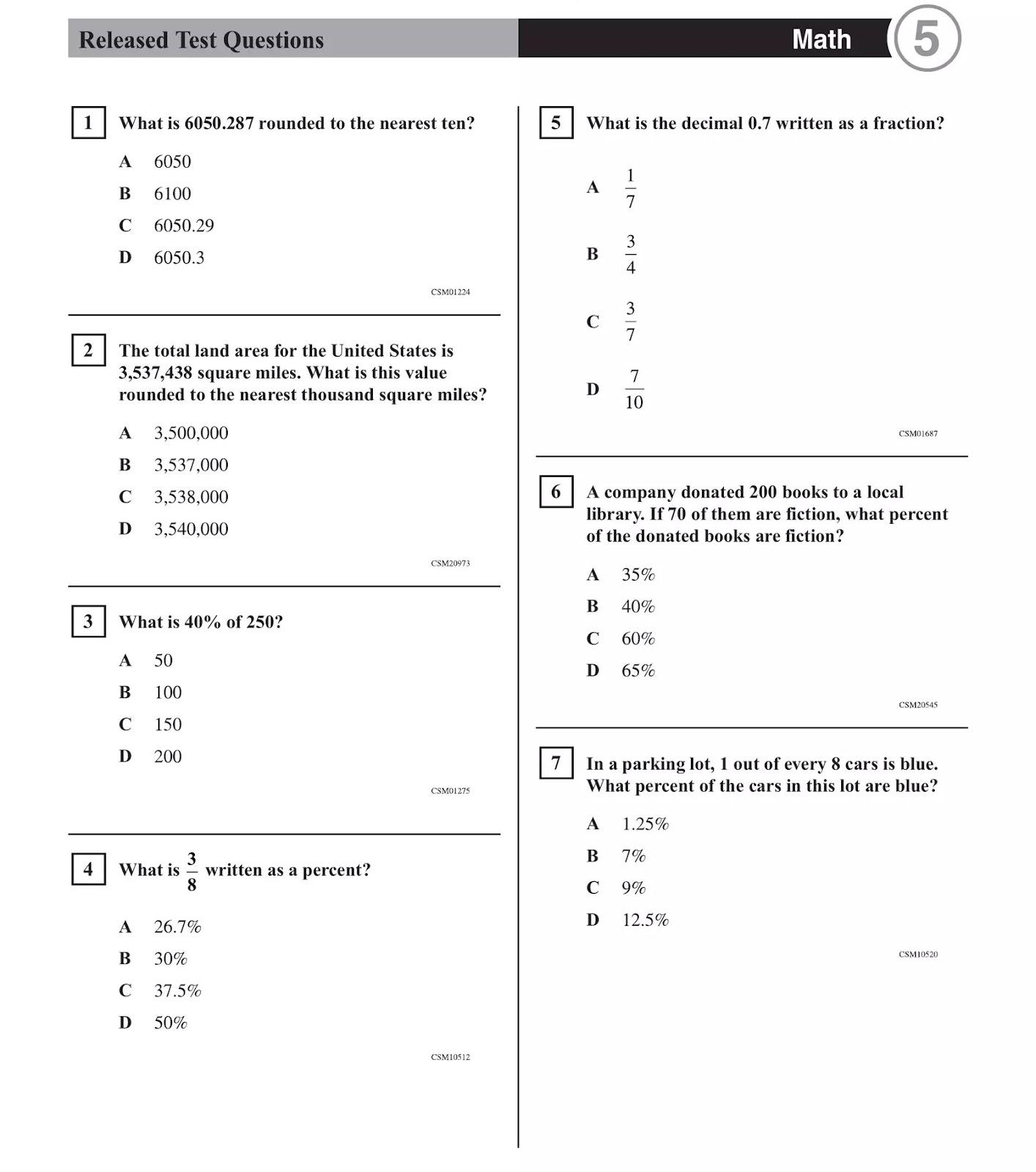 Math Tests For 5th Graders Question Answer Tips 2024 Updated Worksheets Library Math Tests For 5th Graders Question Answer Tips 2024 Updated Worksheets Library