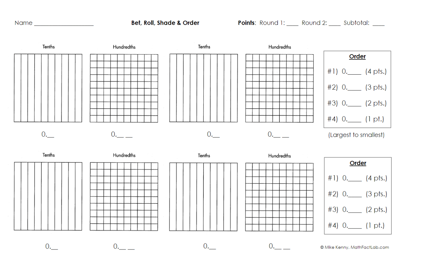 MathFactLab Decimal Place Value Game For Grade 5 Math A Free Resource From MathFactLab MathFactLab Decimal Place Value Game For Grade 5 Math A Free Resource From MathFactLab