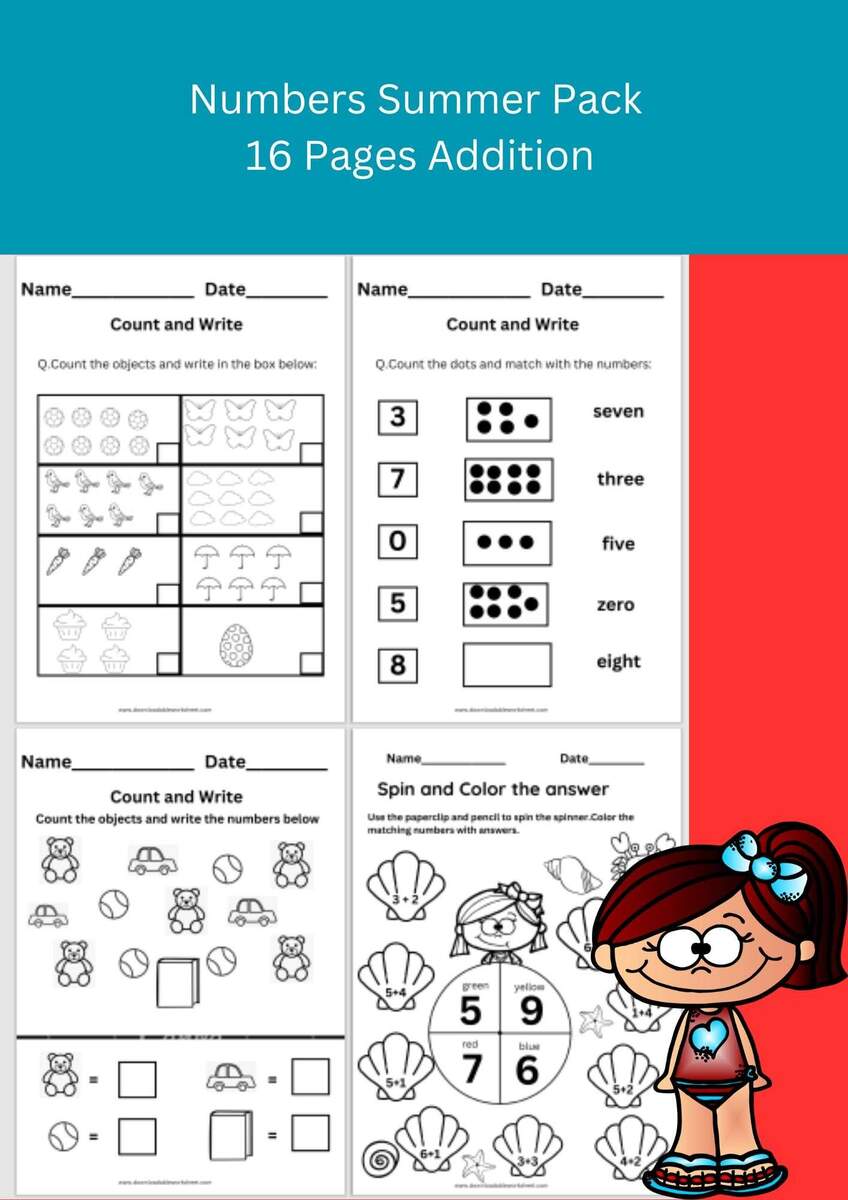 Summer First Grade Worksheets Planning Playtime Worksheets Library