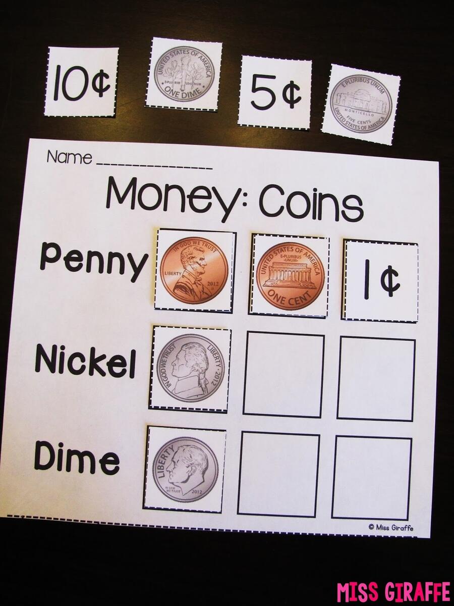 Miss Giraffe S Class Teaching Money