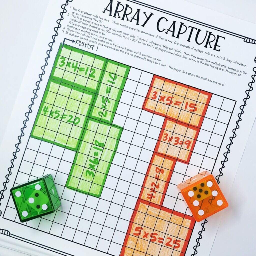 Multiplication Arrays Scavenger Hunts The Ultimate 3 Step Activity Teaching With Jillian Starr Beginning Multiplication Worksheets
