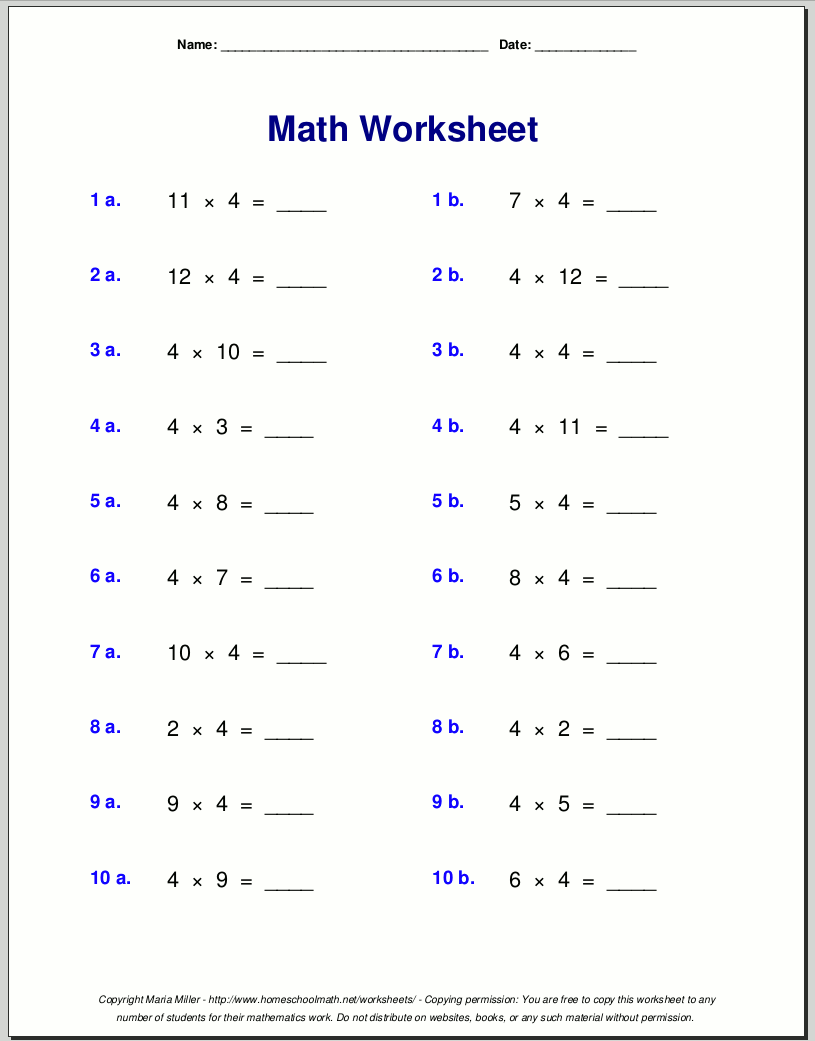 Multiplication Worksheets For Grade 3 Free 3rd Grade Math Worksheets To Customize Canva