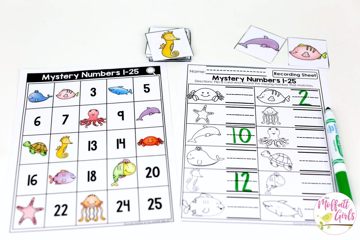 Mystery Numbers 1 25 1b