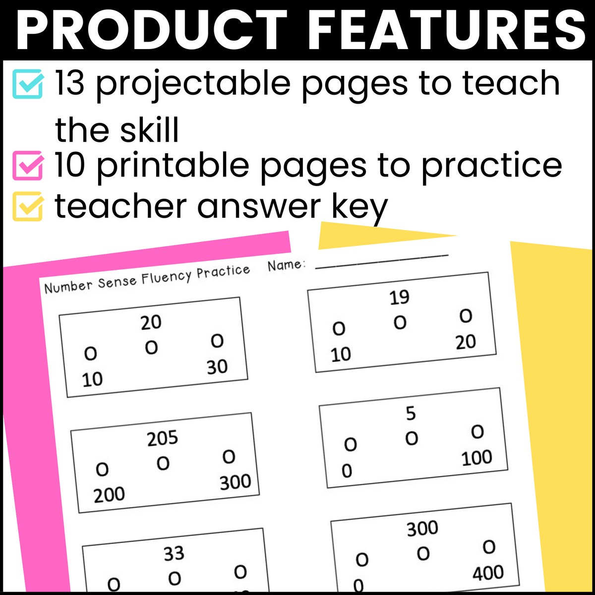 Number Sense Fluency Triads Math Test Prep Made By Teachers