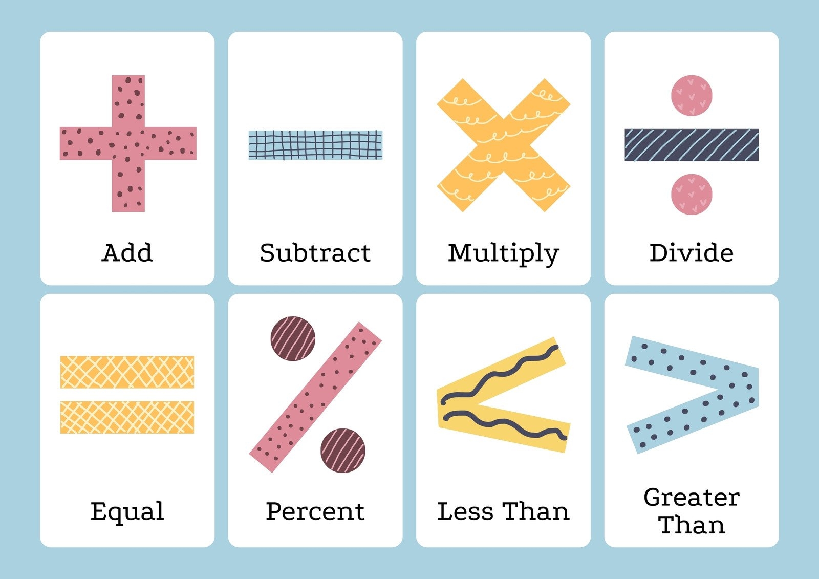 Page 13 Free Printable Flashcard Templates You Can Customize Canva