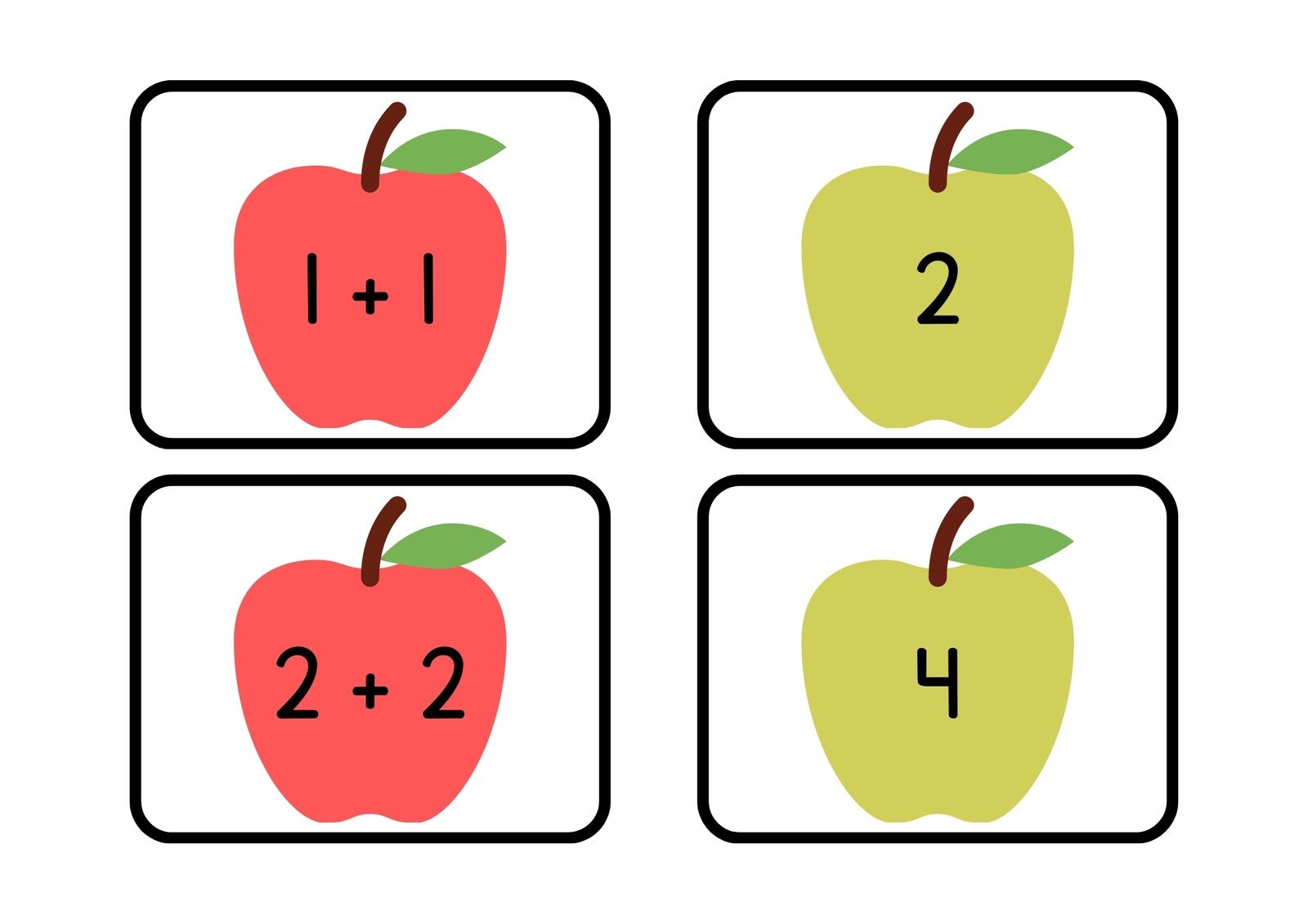 Page 2 Free Math Flashcard Templates To Edit And Print Canva
