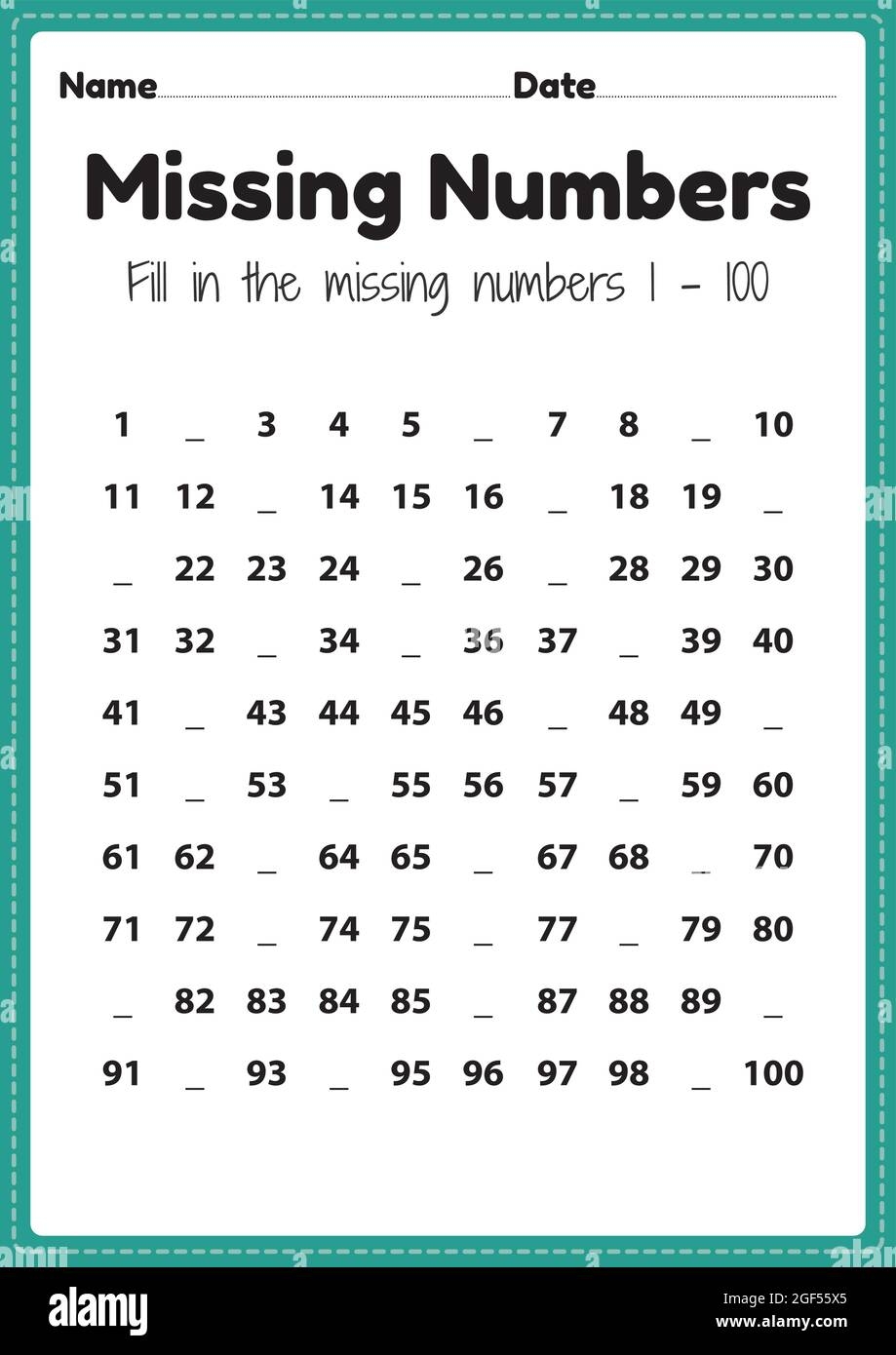 Count To 100 By Ones
