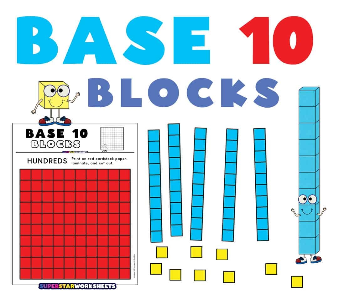 Printable Base 10 Blocks Superstar Worksheets Pattern Block Mats Free Printable The Activity Mom