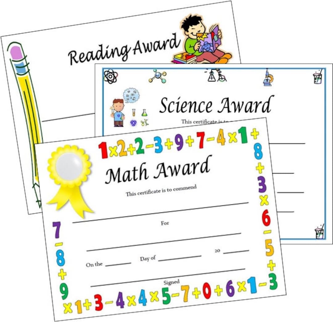 Printable Elementary School Certificates Set Of 8 Printable Classroom Awards Math Certificate Reading Certificate And More Etsy Printable Elementary School Certificates Set Of 8 Printable Classroom Awards Math Certificate Reading Certificate And More Etsy