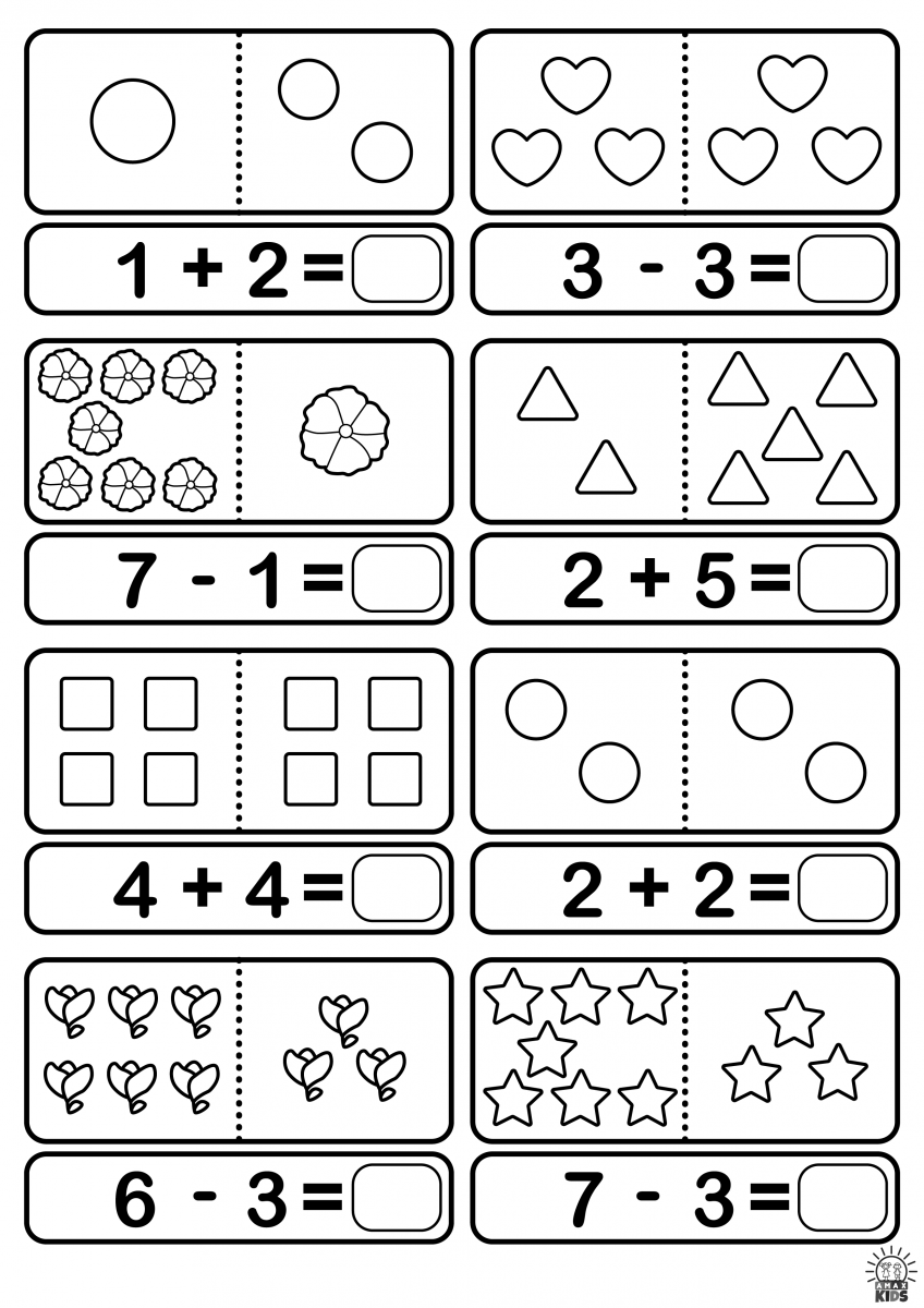 Printable Math Worksheets For Kids Amax Kids Free Penguin Math Worksheet L Printable For Preschool Free Worksheets Free4Classrooms
