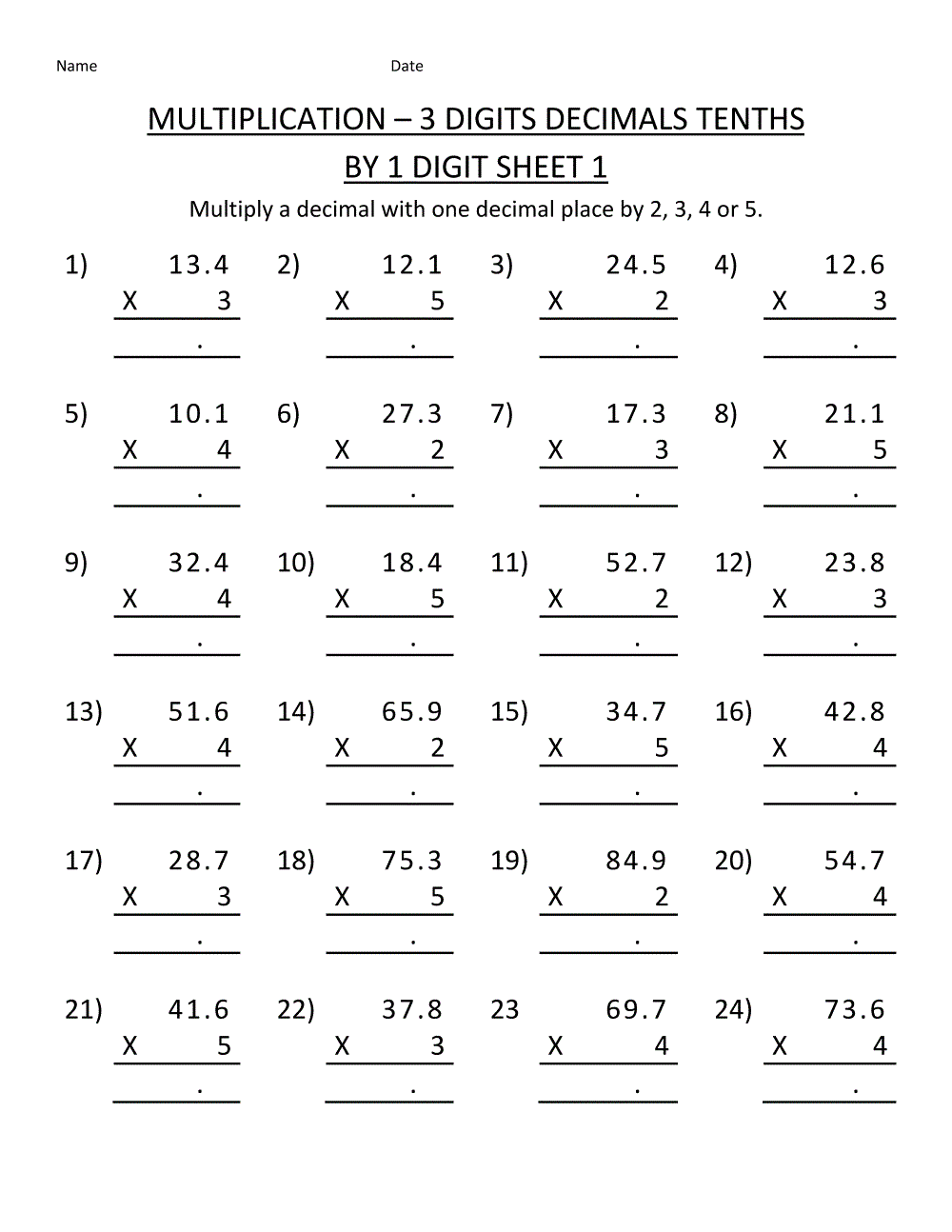 Printable Multiplication Worksheet Educative Printable Printable Multiplication Worksheet Educative Printable