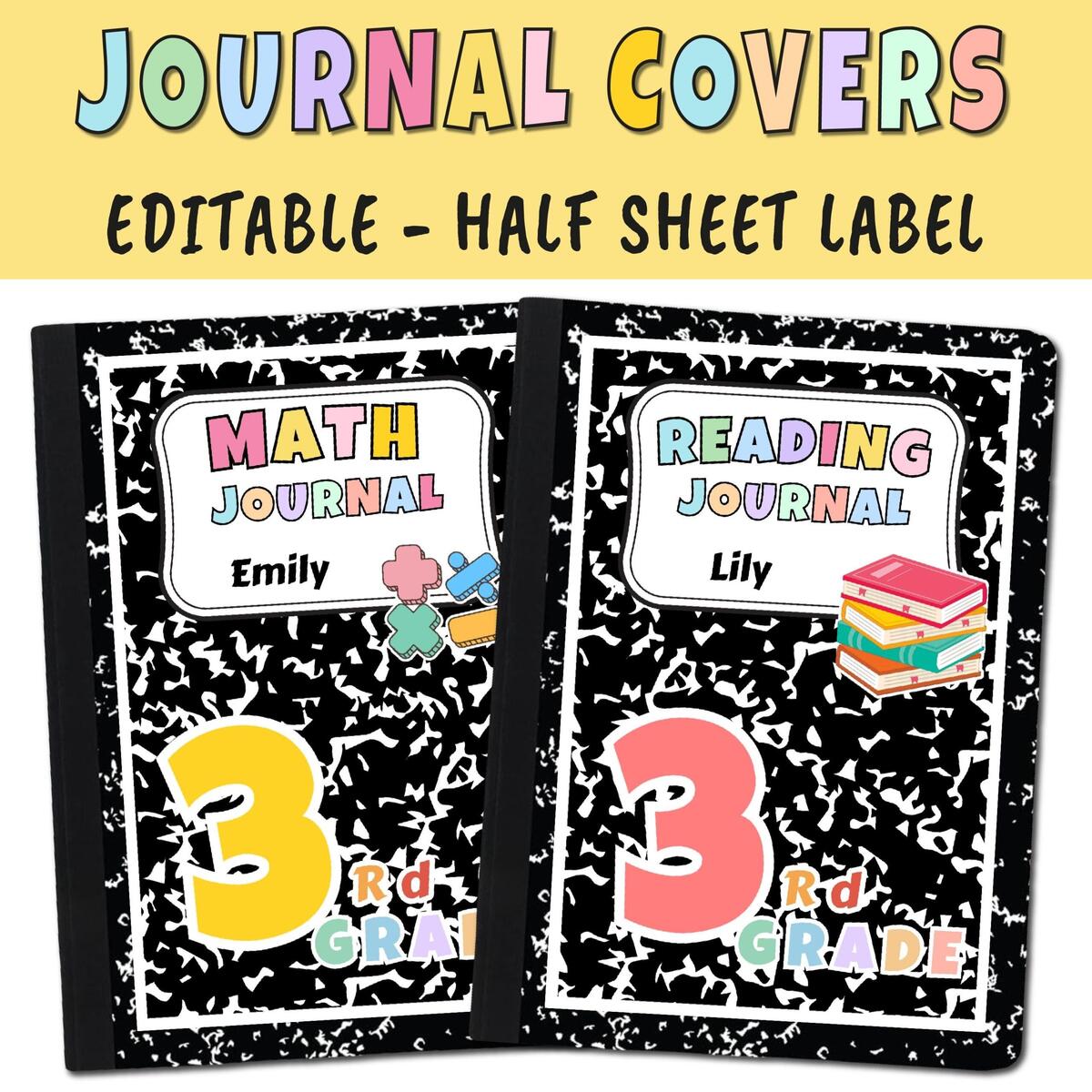 Printable Science Notebook Labels Etsy
