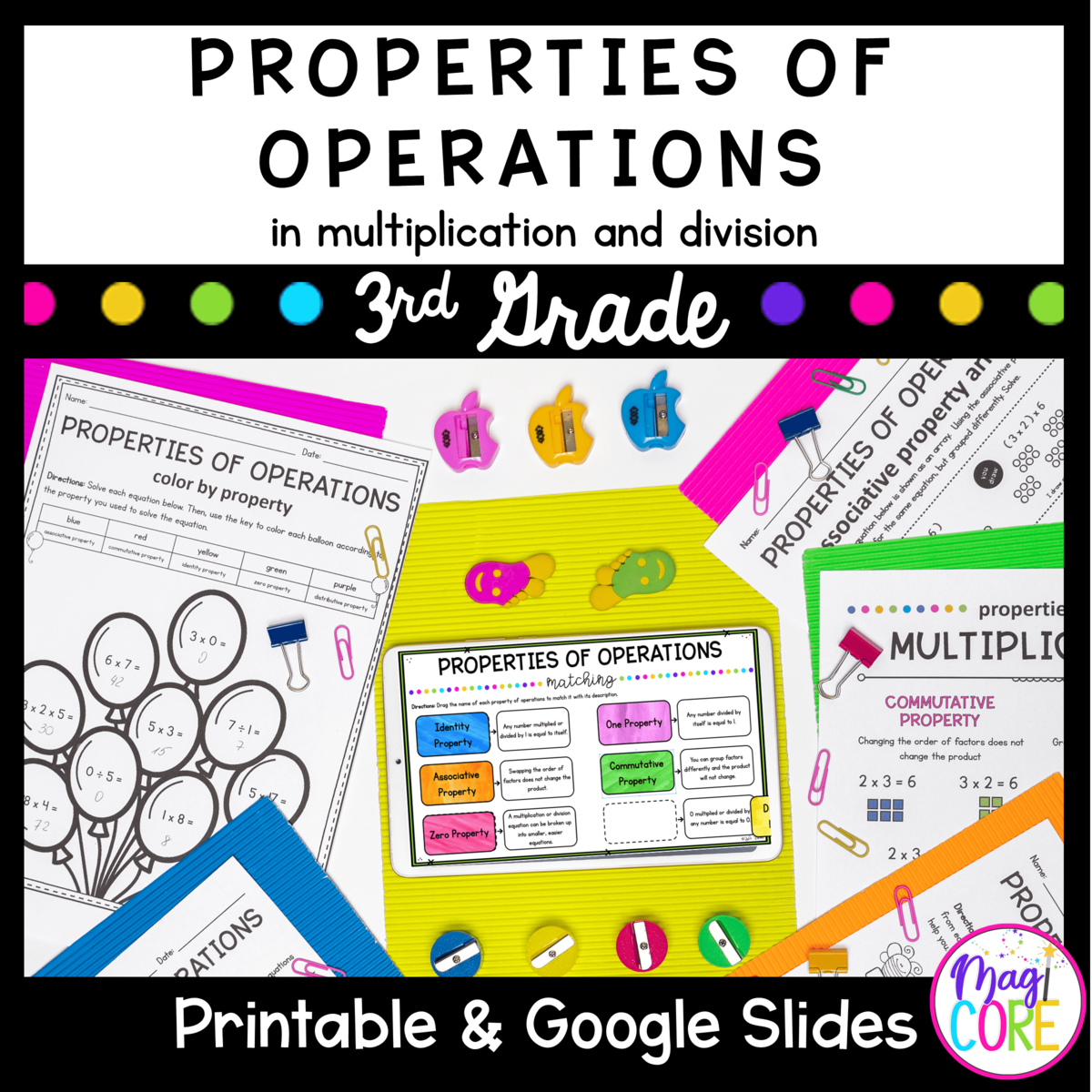Properties Of Operations 3rd Grade Math 3 OA B 5 MagiCore