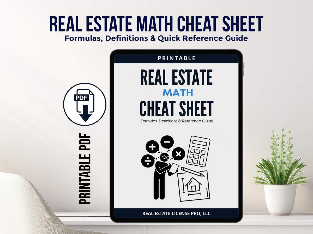 Real Estate Agent Cheat Sheet Etsy