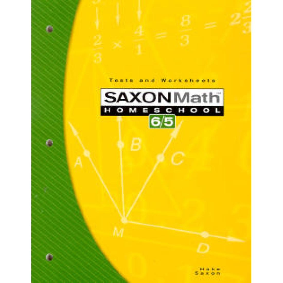 Saxon 6 5 Homeschool Tests And Worksheets Veritas Press Saxon 6 5 Homeschool Tests And Worksheets Veritas Press