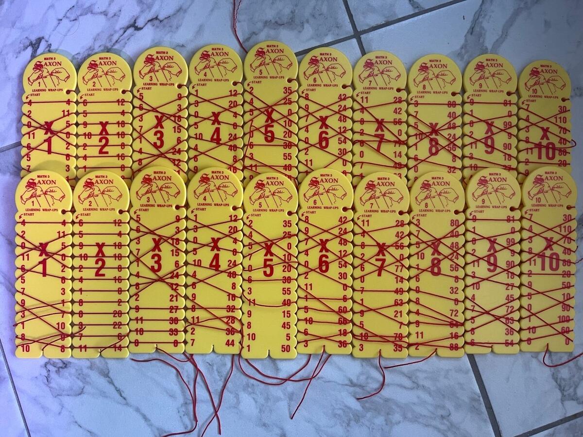 Saxon Math 3 Learning Wrap Ups Multiplication 2 Sets With Extras Homeschool Saxon Math 3 Learning Wrap Ups Multiplication 2 Sets With Extras Homeschool