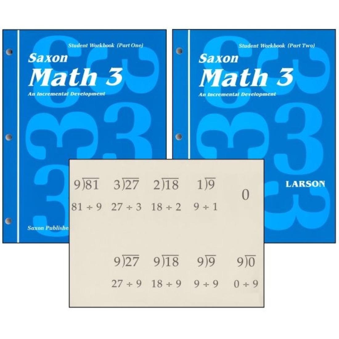 Saxon Math 3 Student Workbook Set With Fact Cards Veritas Press Saxon Math 3 Student Workbook Set With Fact Cards Veritas Press