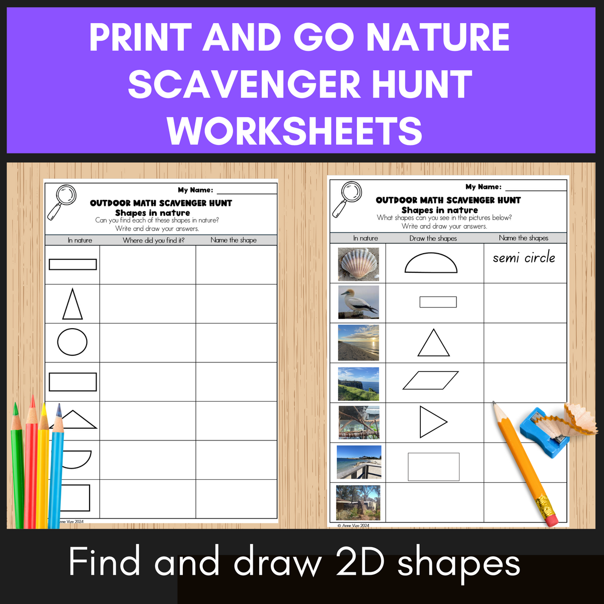 Spring Nature Scavenger Hunt Printable For Kids Teach Beside Me