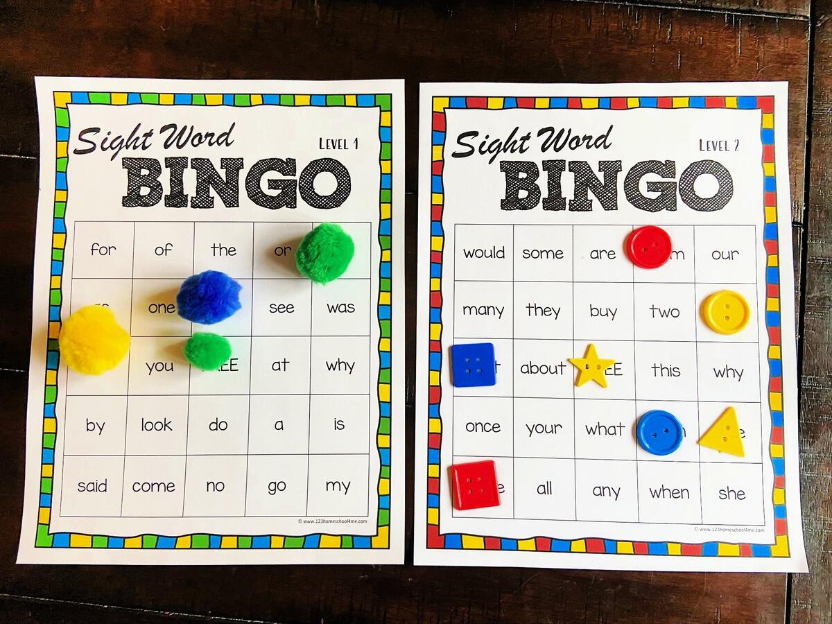 Sight Word Bingo Free Printable Editable Winter Bump Game Printable For Word Work