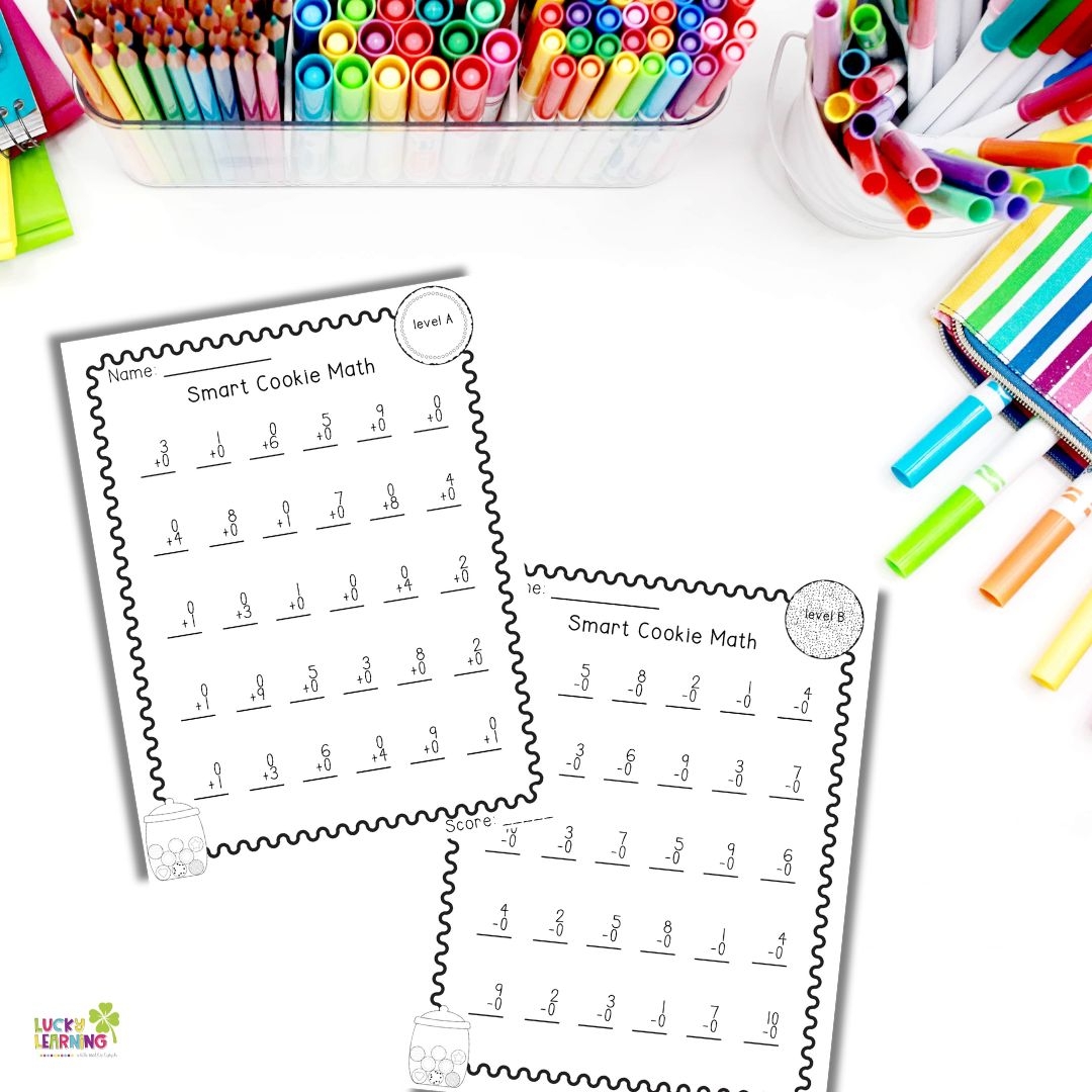Smart Cookie Math A Program To Master Basic Math Facts With Sheets