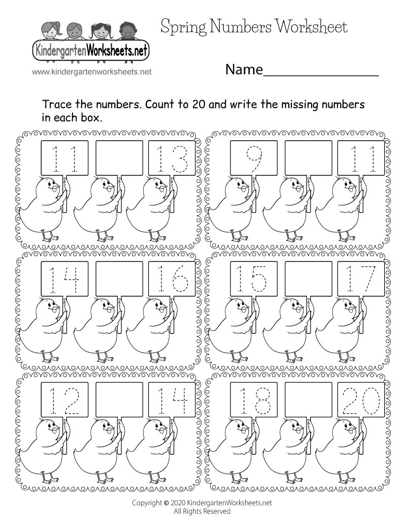 Spring Numbers Worksheet Free Printable Digital PDF Spring Numbers Worksheet Free Printable Digital PDF