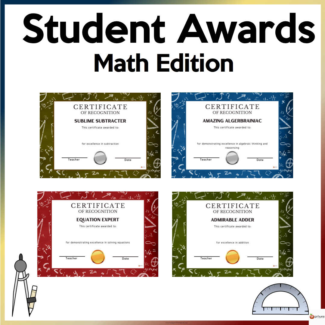 Free Mathematics Achievement Certificate Template To Edit Online