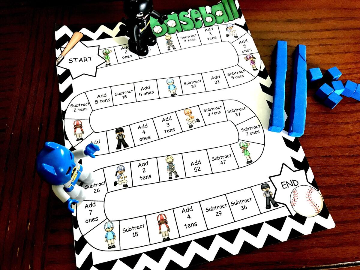 Subtraction Regrouping Game Free Printable K 2 Grades Subtraction Regrouping Game Free Printable K 2 Grades