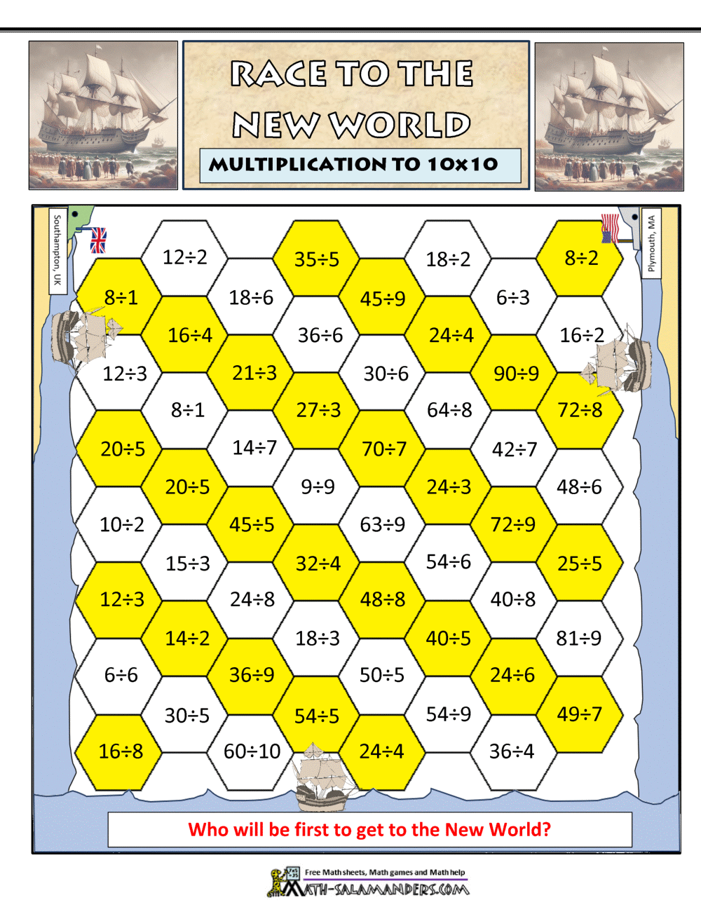 Thanksgiving Math Games